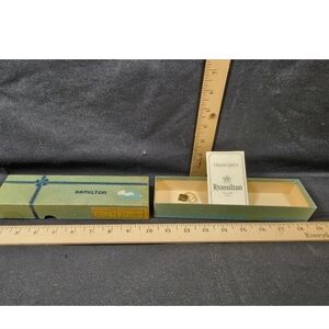 Vintage Hamilton Watch Box Empty Paper Insert/Hangtag Masterpiece Box Only